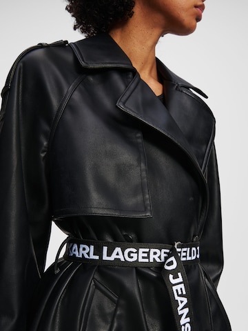 KARL LAGERFELD JEANS Демисезонное пальто в Черный