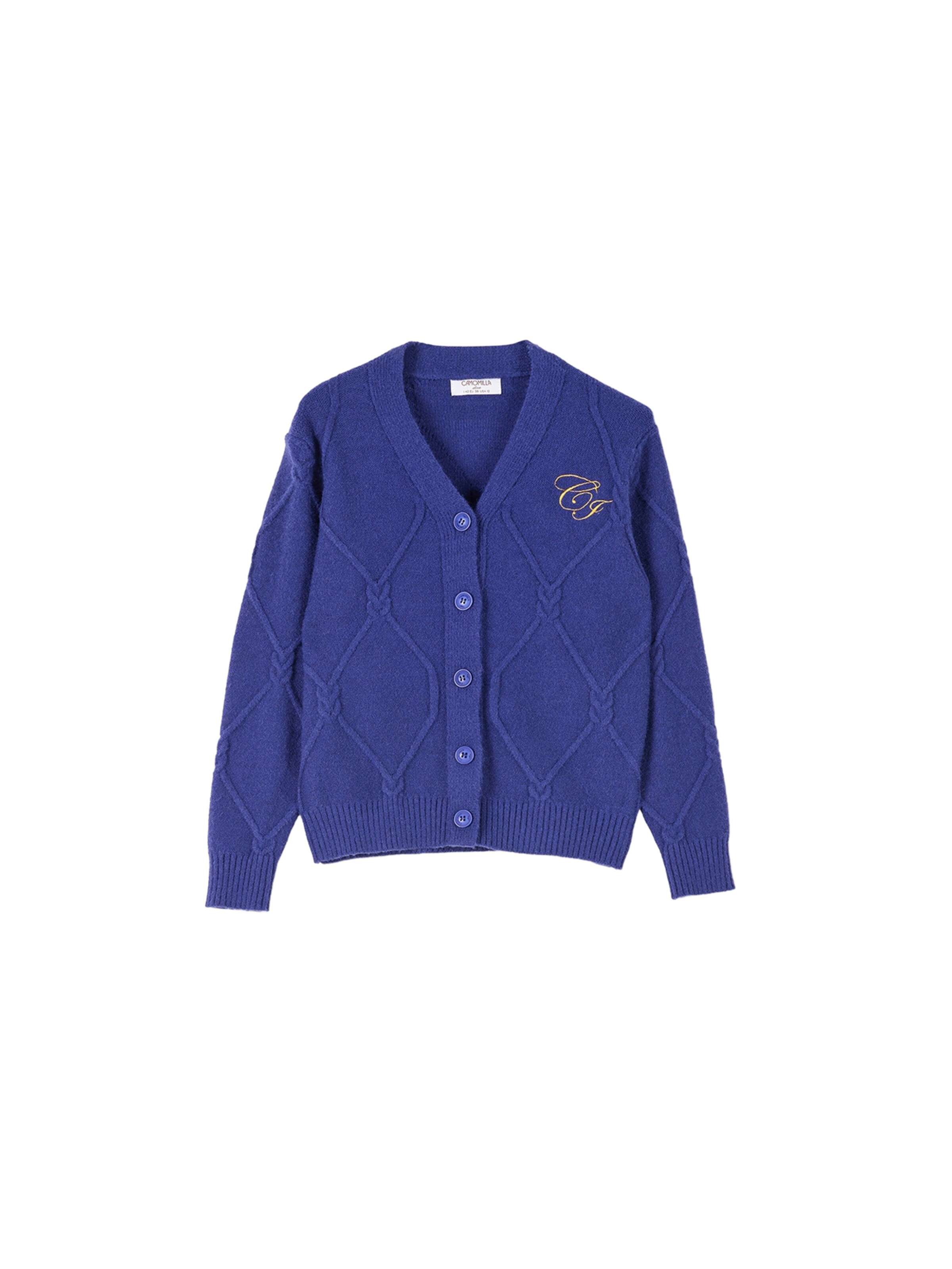 Cardigan 'TANCREDI' Camomilla Italia en bleu : devant