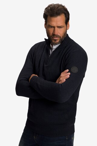 Pull-over JP1880 en bleu : devant