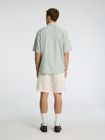 SELECTED - Ajuste confortable Camisa en verde