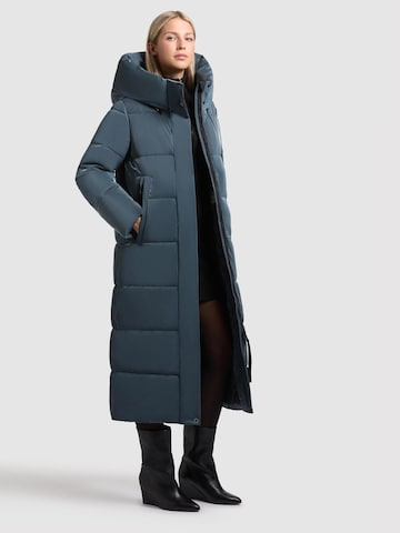 khujo Winter coat 'Soulani5 Shiny' in Blue