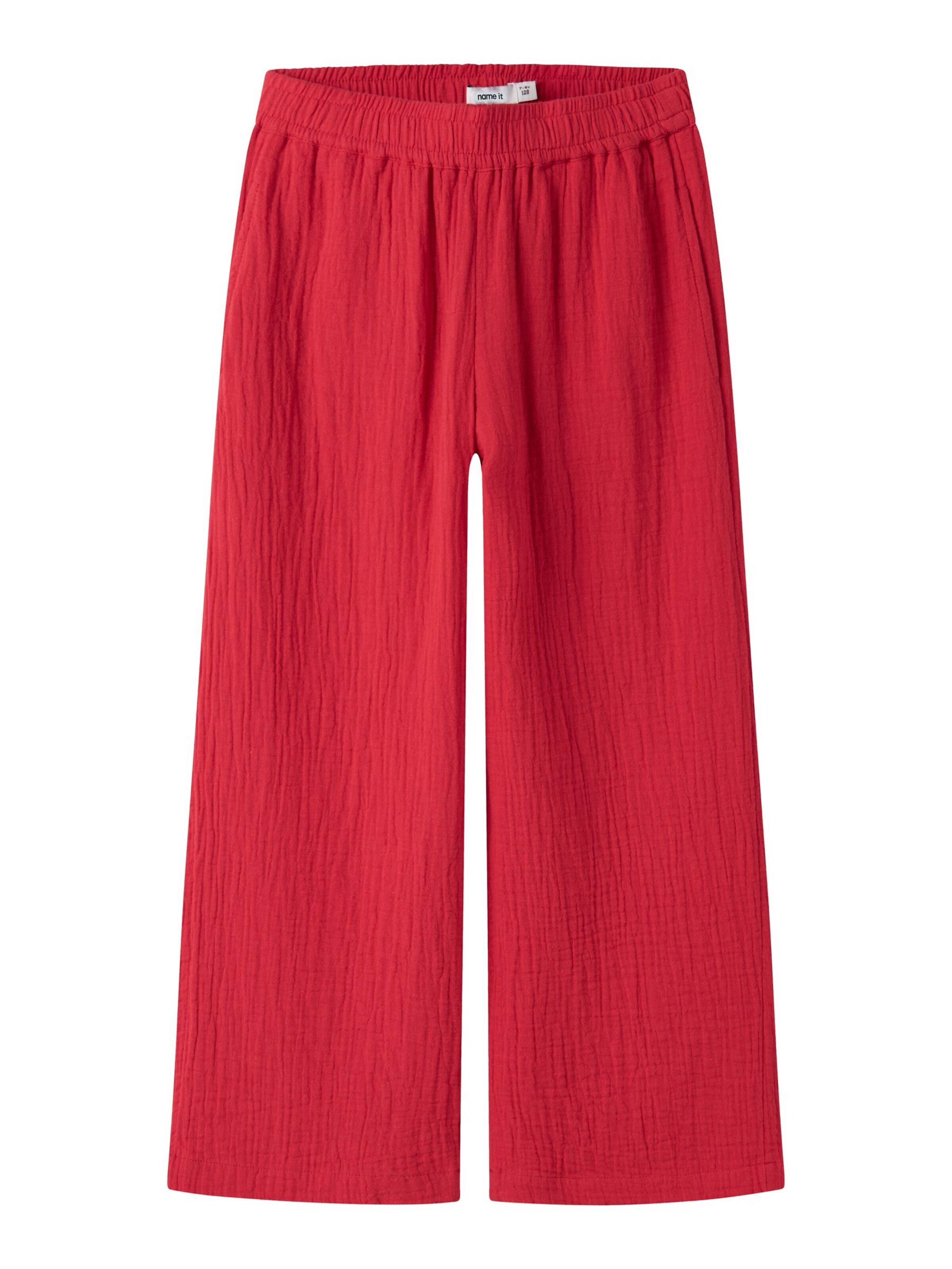 Loosefit Pantalon NAME IT en rouge : devant