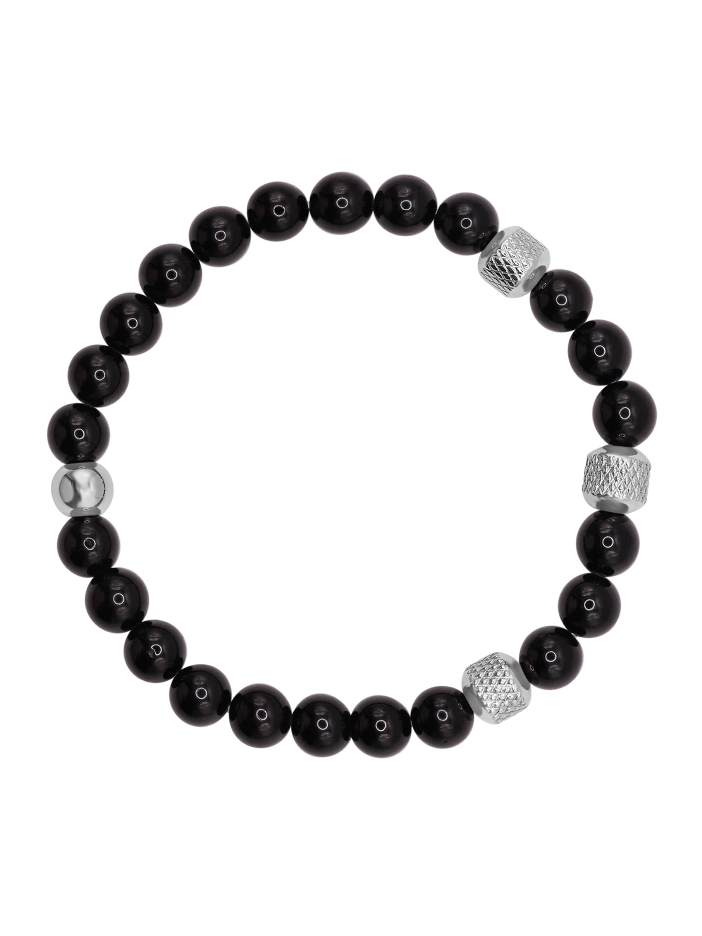 Heideman Armband 'Kyle' in Zwart: voorkant