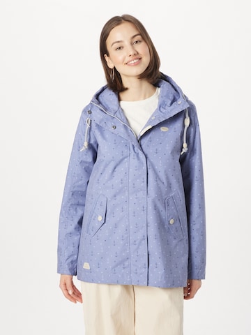 Ragwear Between-Season Jacket 'LENCA MARINA' in Blue: front