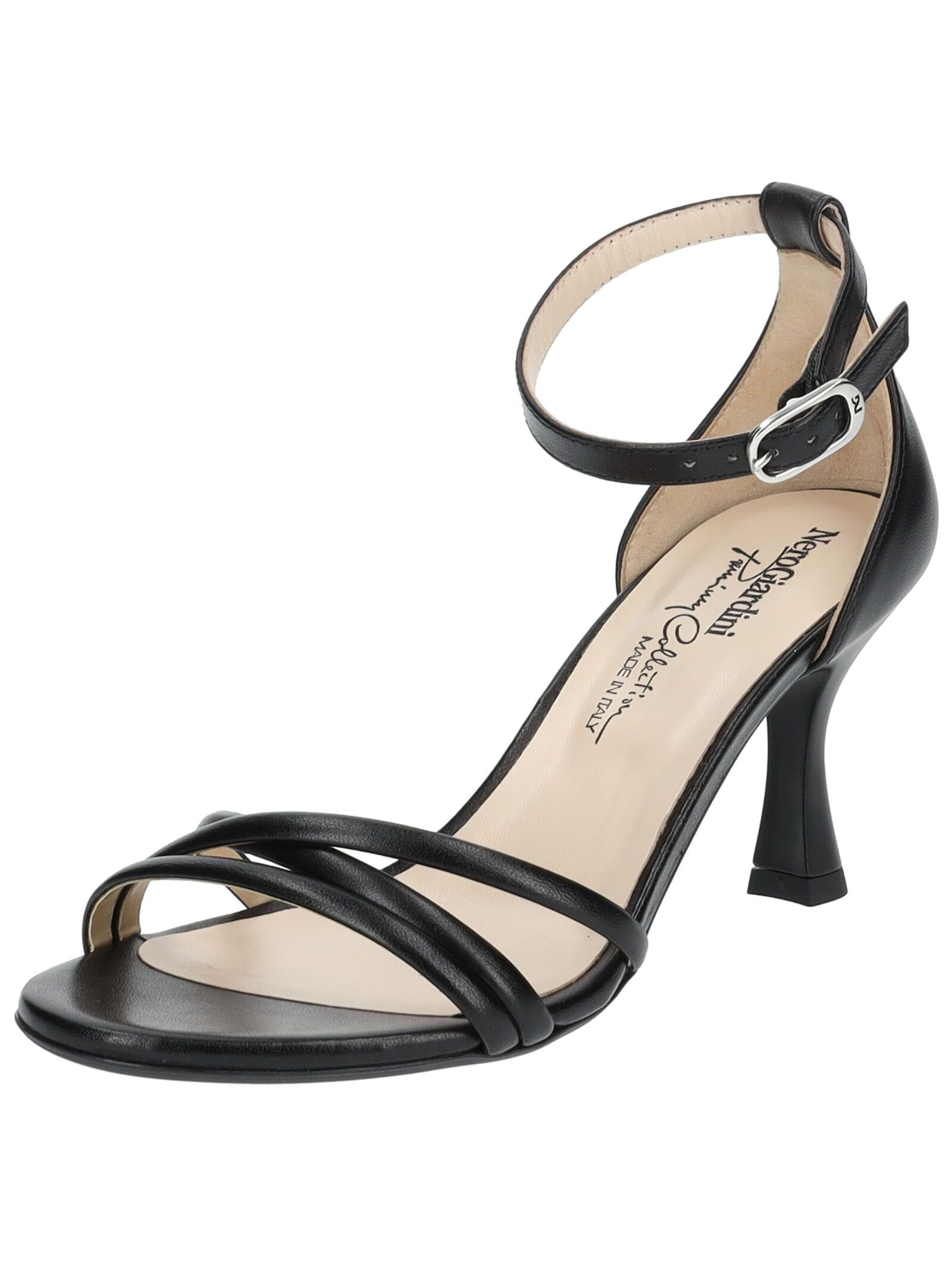 Sandalo con cinturino di Nero Giardini in nero: frontale