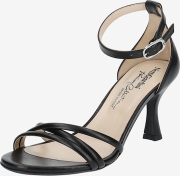 Nero Giardini Strap Sandals in Black: front