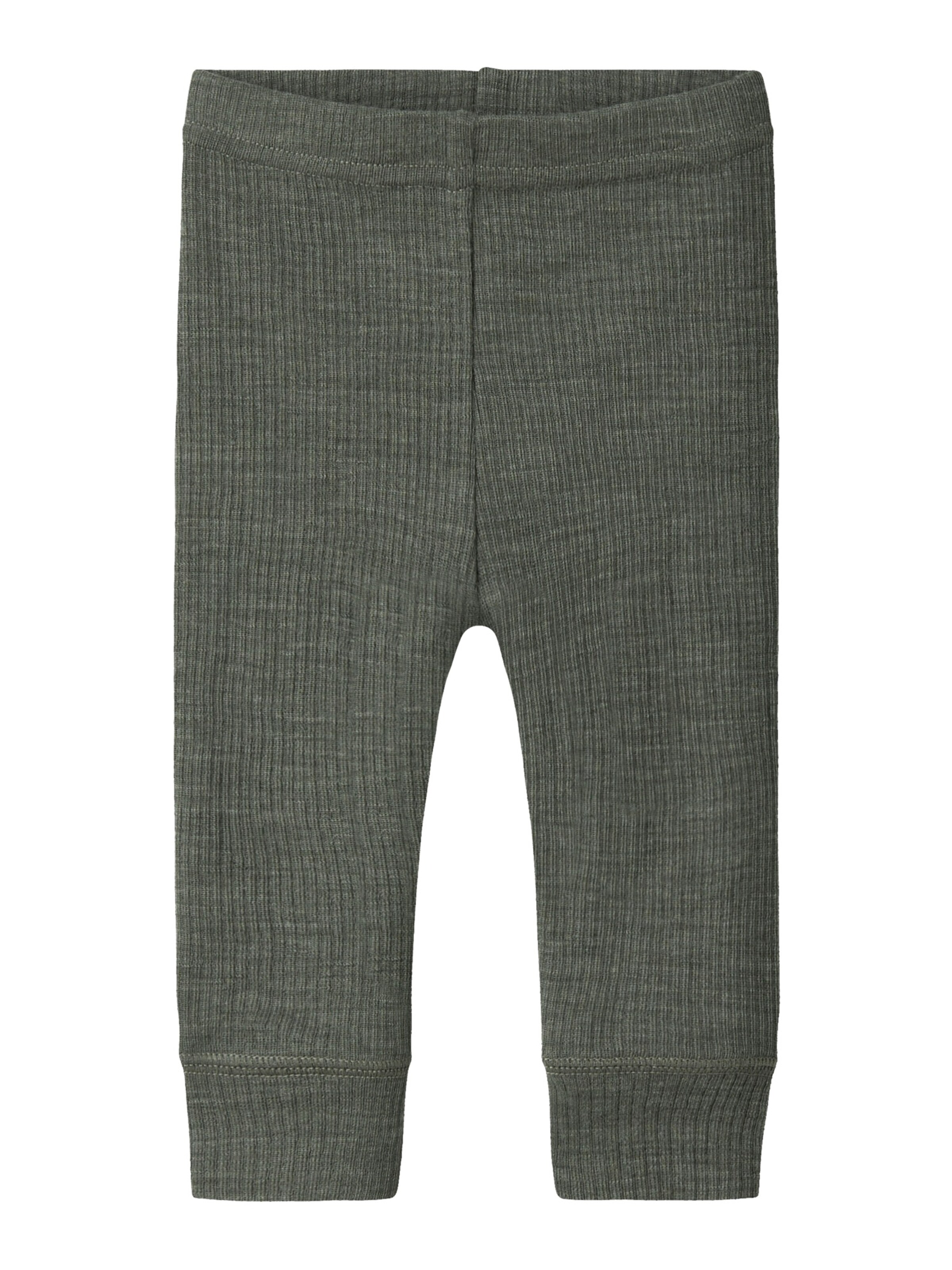 NAME IT Leggings 'NBNWAX' - zöld: elől