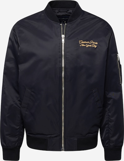 Abercrombie & Fitch Демисезонная куртка в Цементный / Светло-бежевый / Черный, Обзор товара