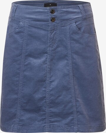 STREET ONE Rok in Blauw: voorkant