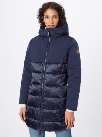 Manteau d’hiver La Martina en bleu : devant