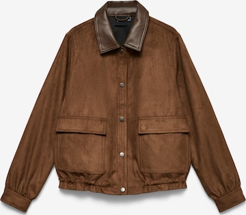 VERO MODA Prechodná bunda 'VMDARIAMARIA' - Hnedá: predná strana