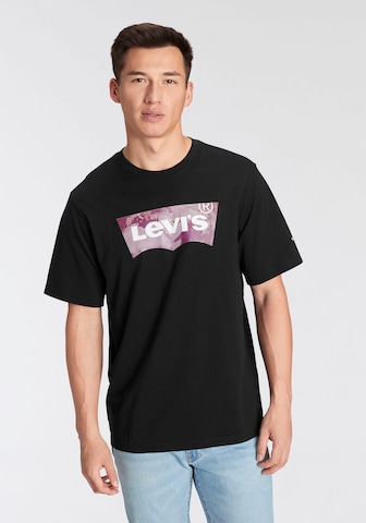 LEVI'S ® Póló 'Relaxed Fit Tee' - fekete: elől
