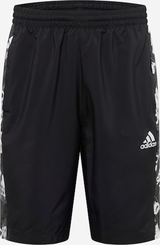 ADIDAS SPORTSWEAR Normalny krój Spodnie sportowe 'Essentials Brandlove ' w kolorze czarny: przód