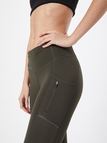 ENDURANCE Skinny Workout Pants 'Thadea' in Green