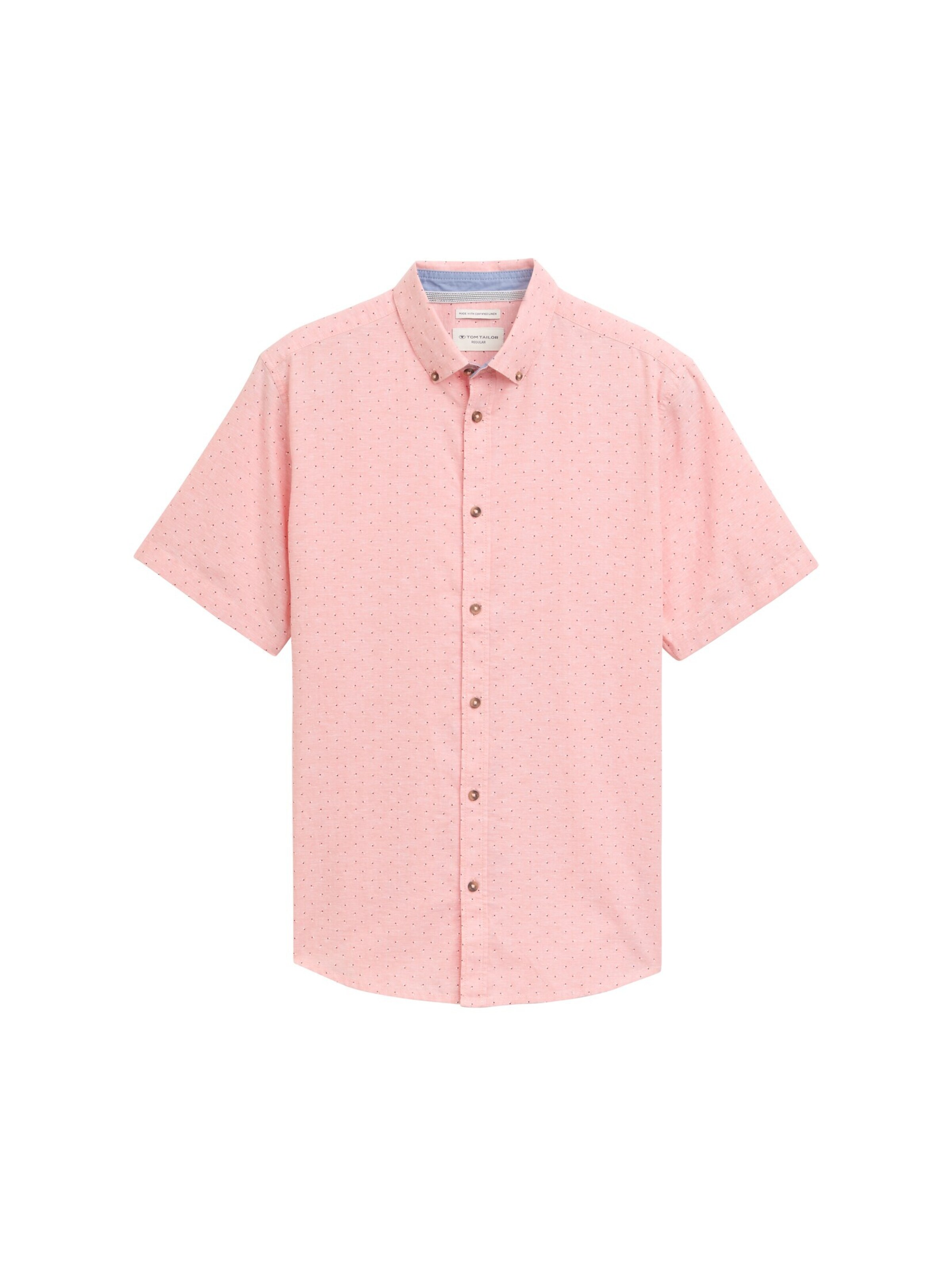 TOM TAILOR Button Up Shirt in Red: front