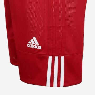 ADIDAS SPORTSWEAR - Loosefit Calças de desporto '3G Speed' em vermelho