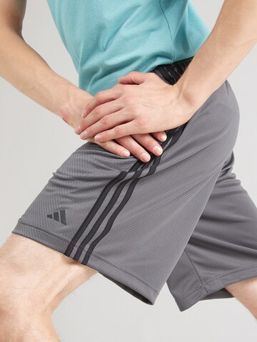 ADIDAS PERFORMANCELoosefit Sportske hlače - siva boja