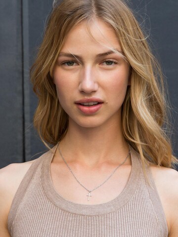 day berlin Ketting 'Cross fine' in Zilver