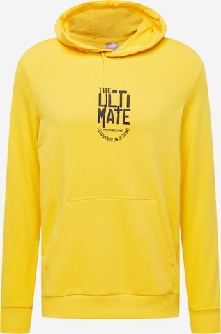 PUMA Sweatshirt in Yellow: front