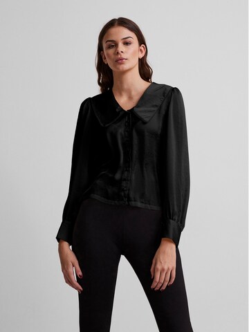PIECES Bluse 'Nynni' in Schwarz: Vorderseite