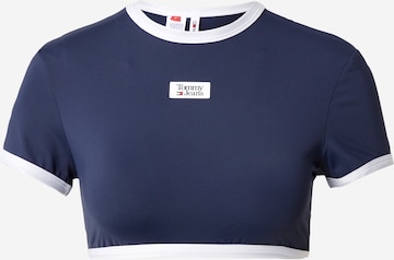 Tommy Jeans T-Shirt Bikinitop in Blau: predná strana