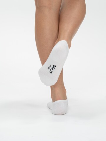 Chaussettes 'Footie (wit)' SOLIT socks en blanc