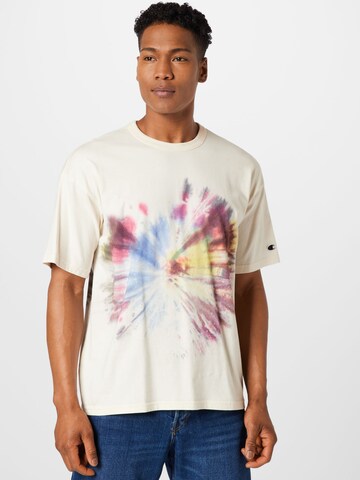 T-Shirt Champion Reverse Weave en blanc : devant