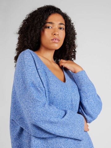 Vero Moda Curve Pullover 'Doffy' in Blau