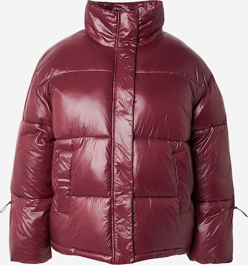 Noisy May CurveZimska jakna 'NMALLIE' - ljubičasta boja: prednji dio