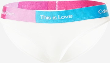 Calvin Klein Underwear - Braga en blanco: frente