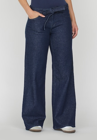 Wide leg Jeans 'ONEA' di SISTERS POINT in blu: frontale