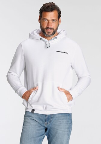 H.I.S Sweatshirt in White: front