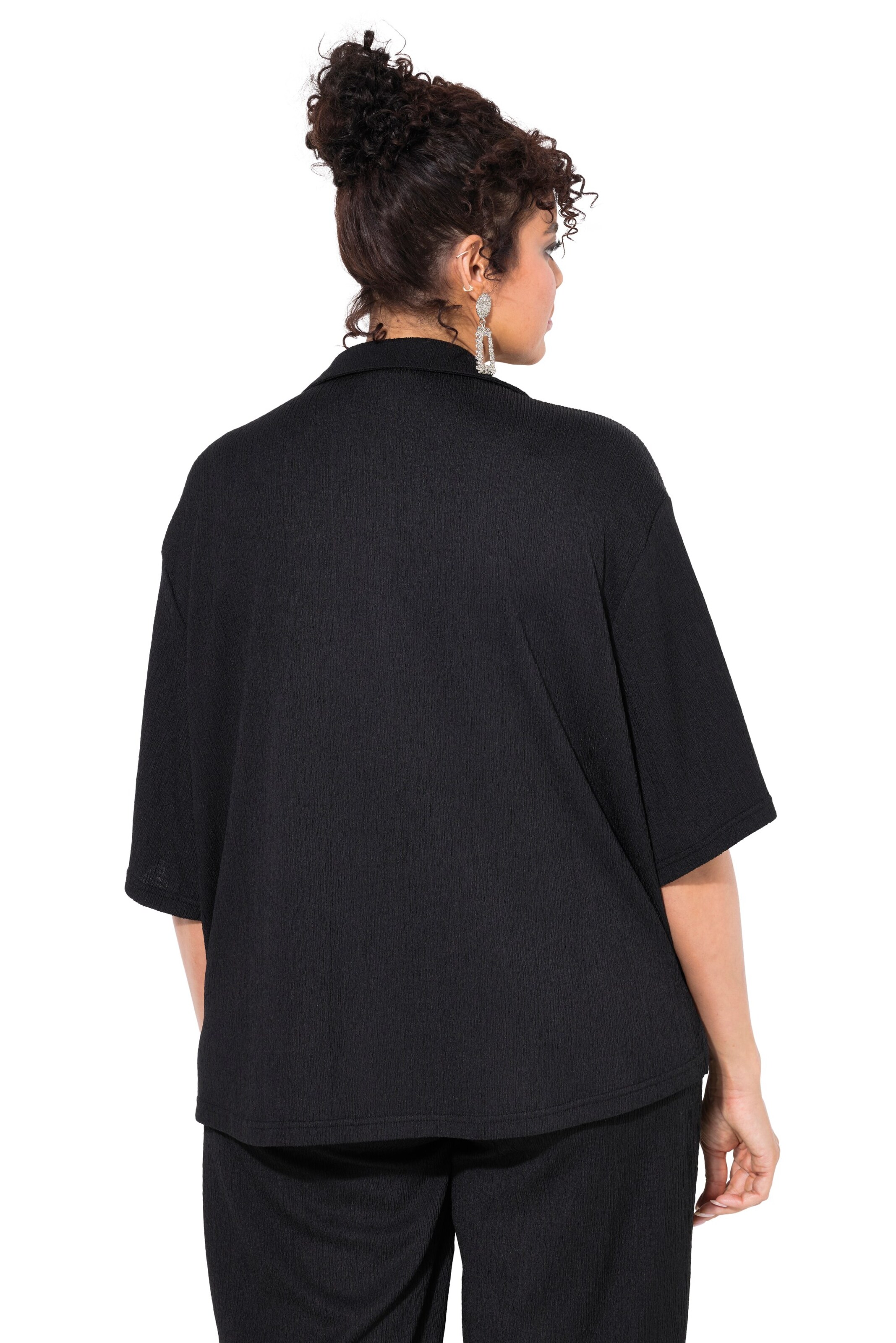 Ulla Popken Bluse in Schwarz