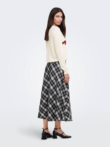 Pullover 'XMAS ' di ONLY in bianco