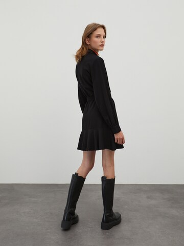 EDITED Shirt Dress 'Hanka' in Black