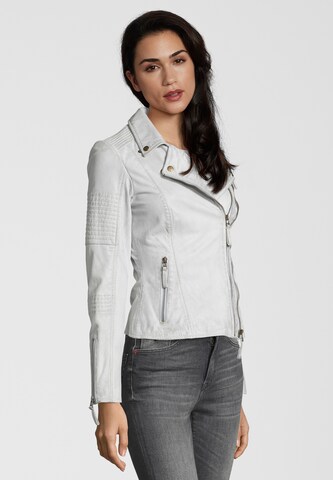 Apple of Eden Lederjacke 'MUFFIN' in Grau