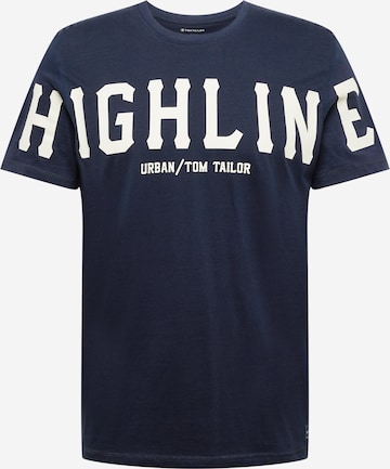 TOM TAILOR - Camiseta en azul: frente