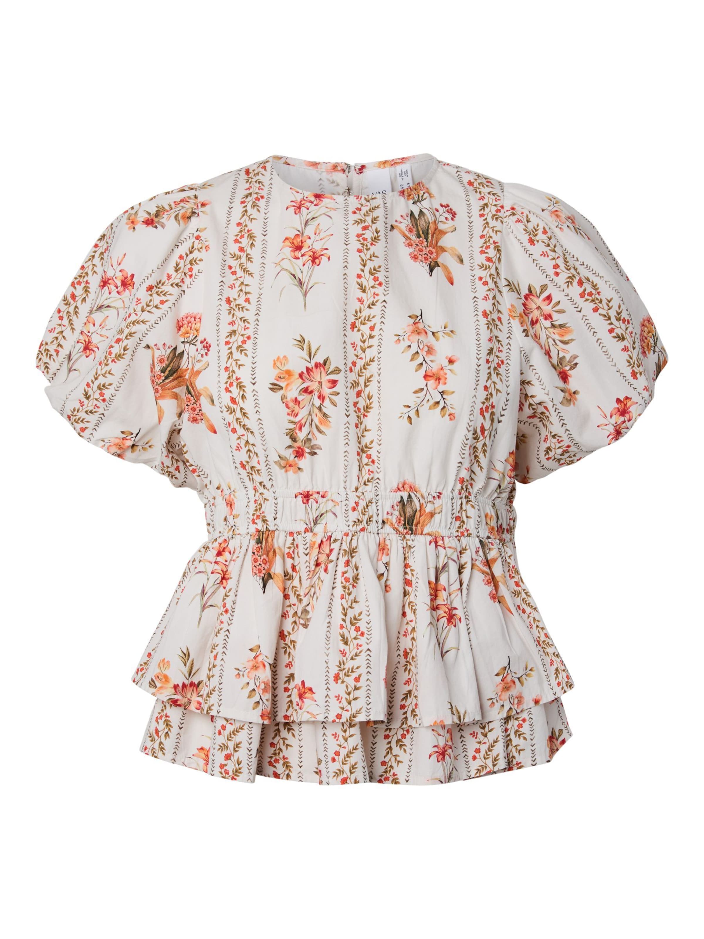 YAS - Blusa en beige: frente