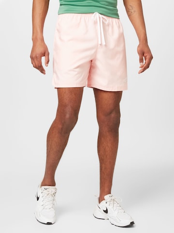 Nike Sportswear Regular Broek 'Essentials' in Roze: voorkant