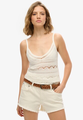 Superdry Top in Wit: voorkant