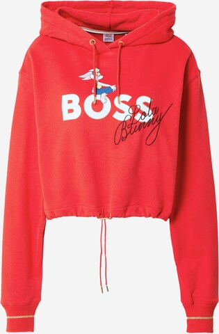 BOSS Sweatshirt 'Eloria' in Rot: predná strana