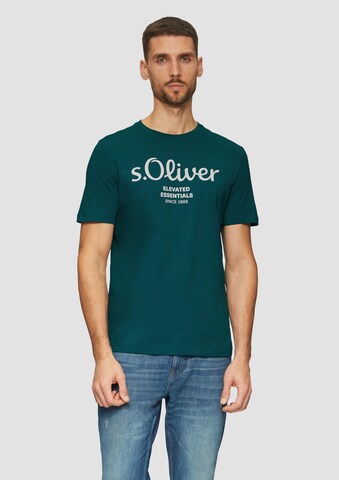 T-Shirt s.Oliver en vert : devant