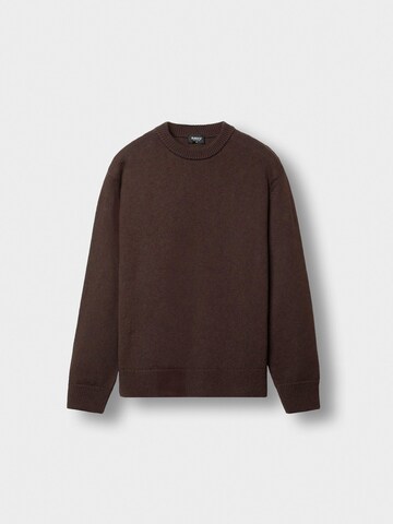 Burocs Sweater 'Knit' in Brown: front