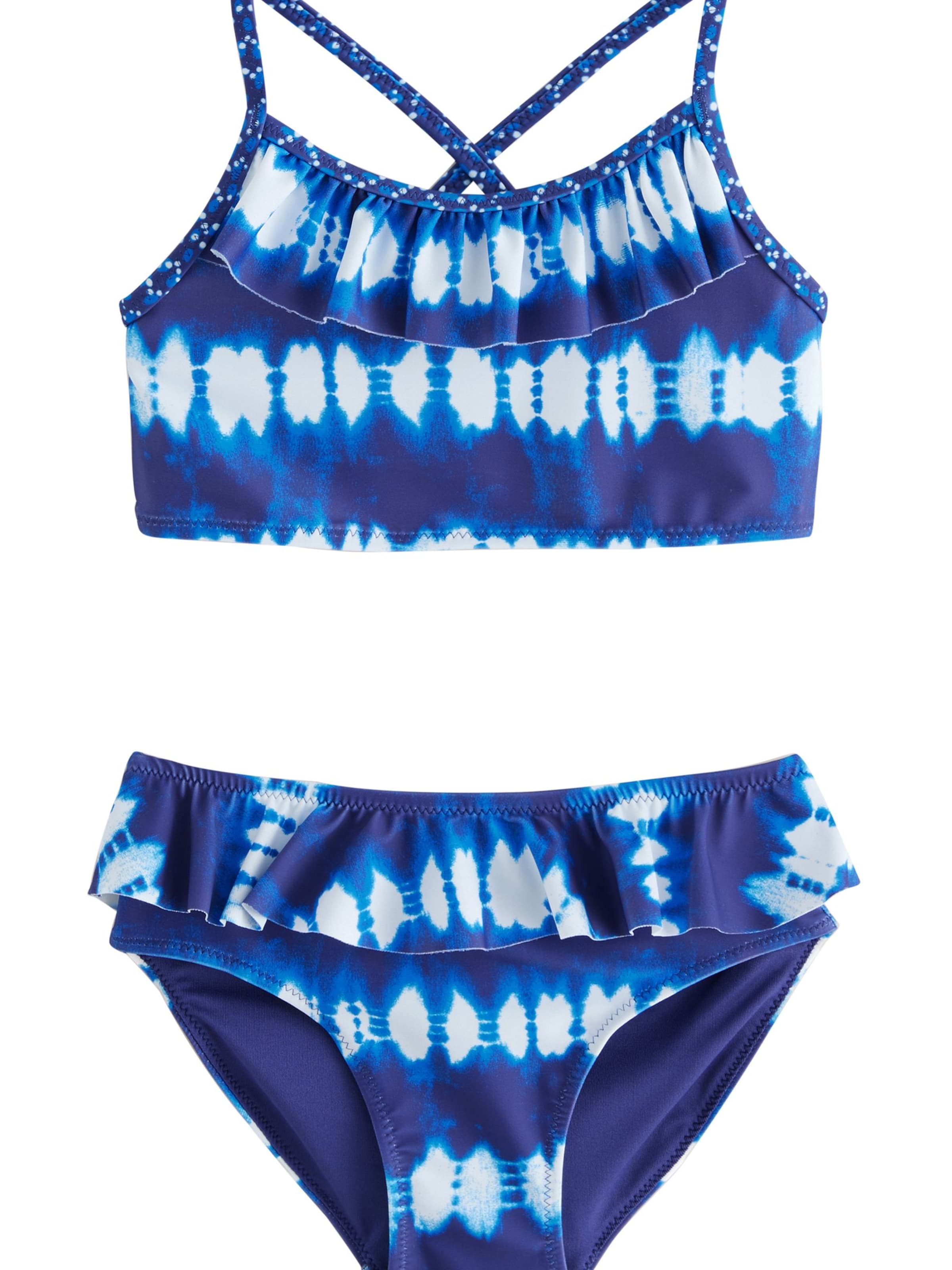 Next Õlapaelteta topp Bikiinid, värv sinine: eest vaates