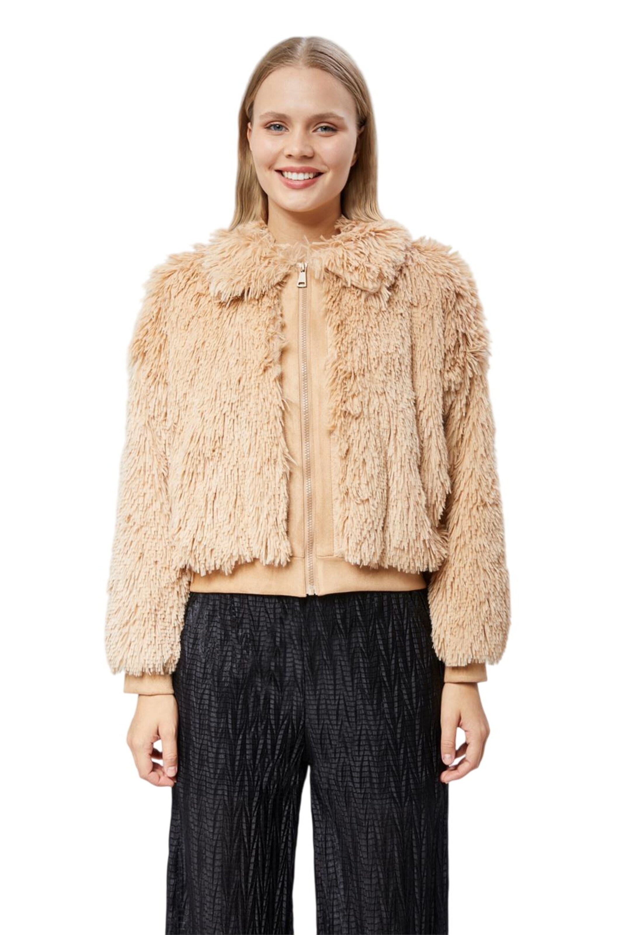 HOME STORE Between-season jacket in Beige: front