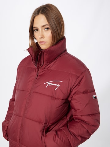 Tommy Jeans Winter Jacket in Red