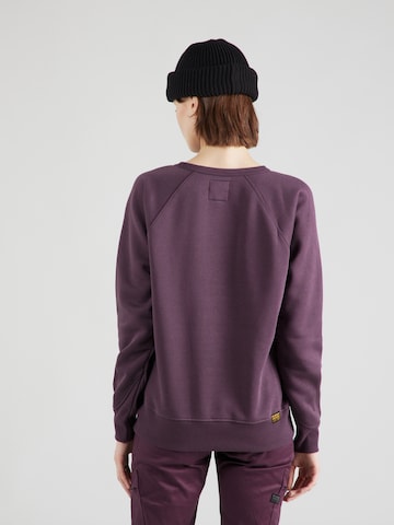 G-Star RAW Sweatshirt 'Premium core 2.0' i lilla