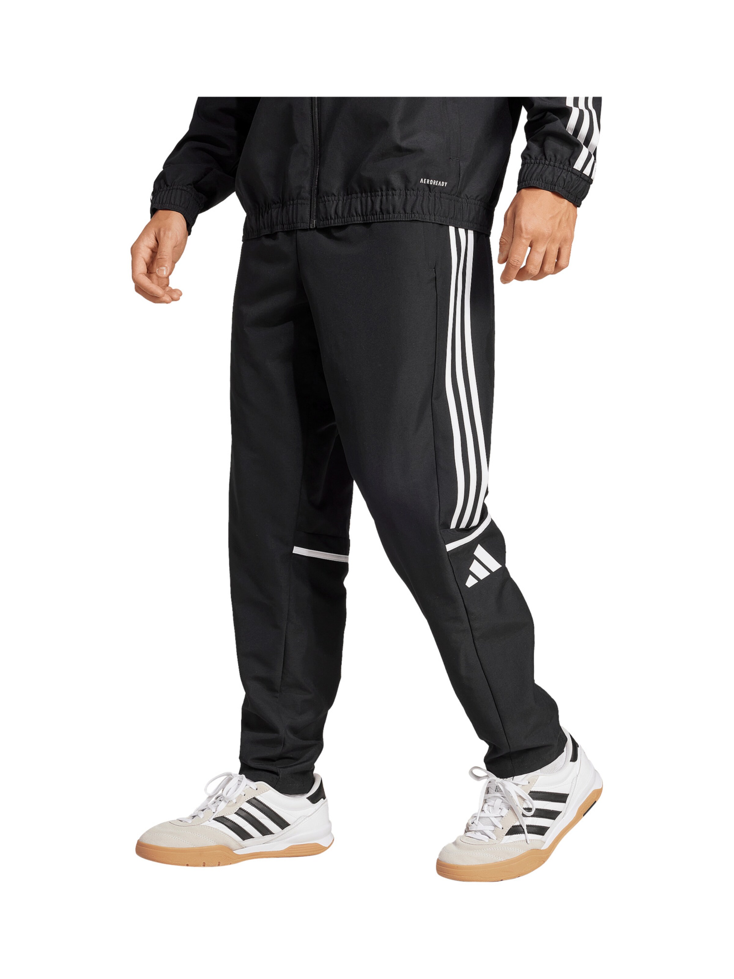 ADIDAS PERFORMANCE Regular Workout Pants 'Squadra 25' in Black: front