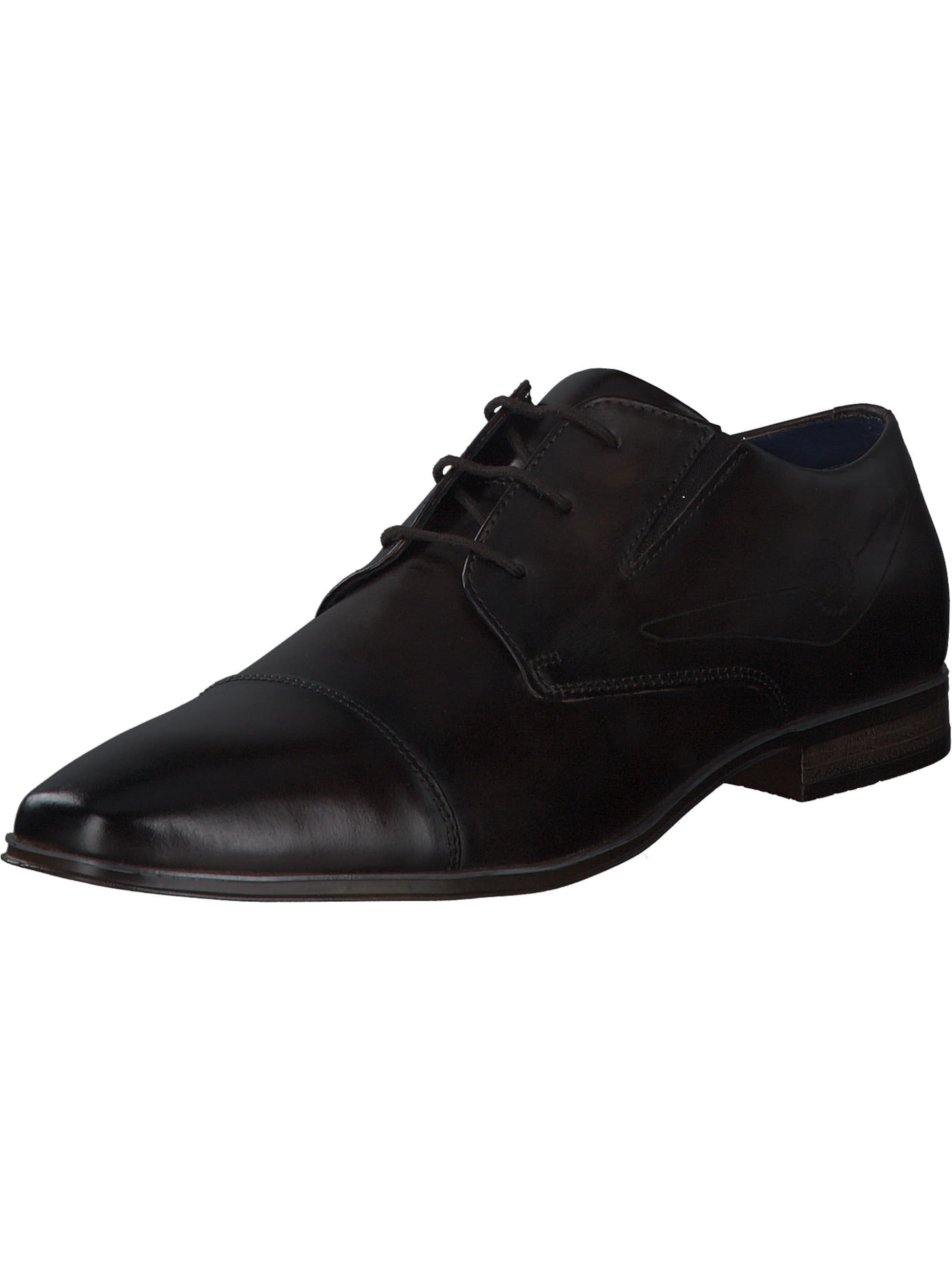 bugatti Lace-up shoe 'Morino' in Black: front