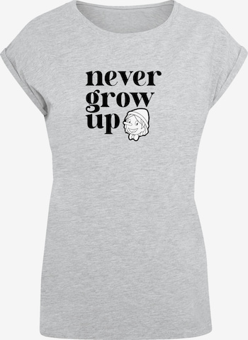 T-shirt 'Heroes of Childhood Pinocchio' F4NT4STIC en gris : devant